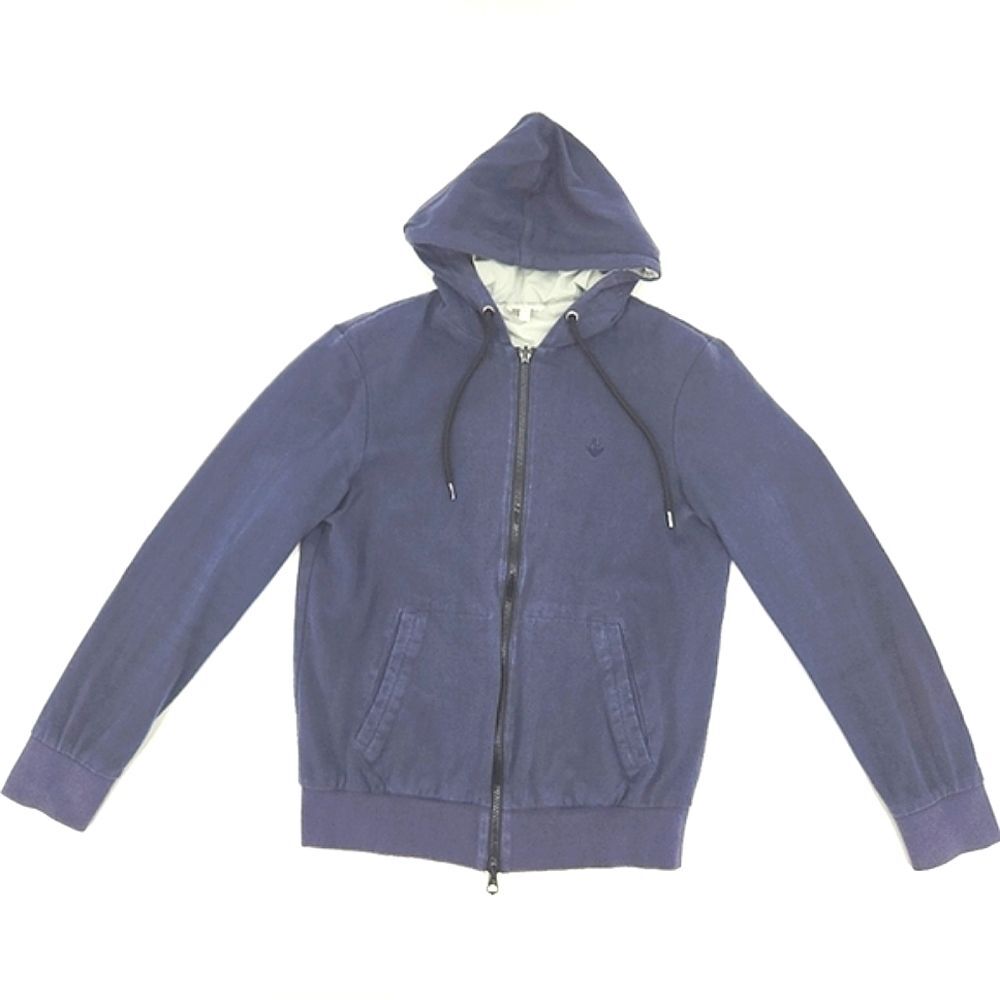 Armani Jeans Mens Size Medium Reversible Hooded Slim Fit Jacket Outdoors Norm